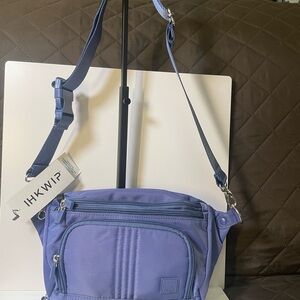 Navy Blue Belt- Crossbody Bag